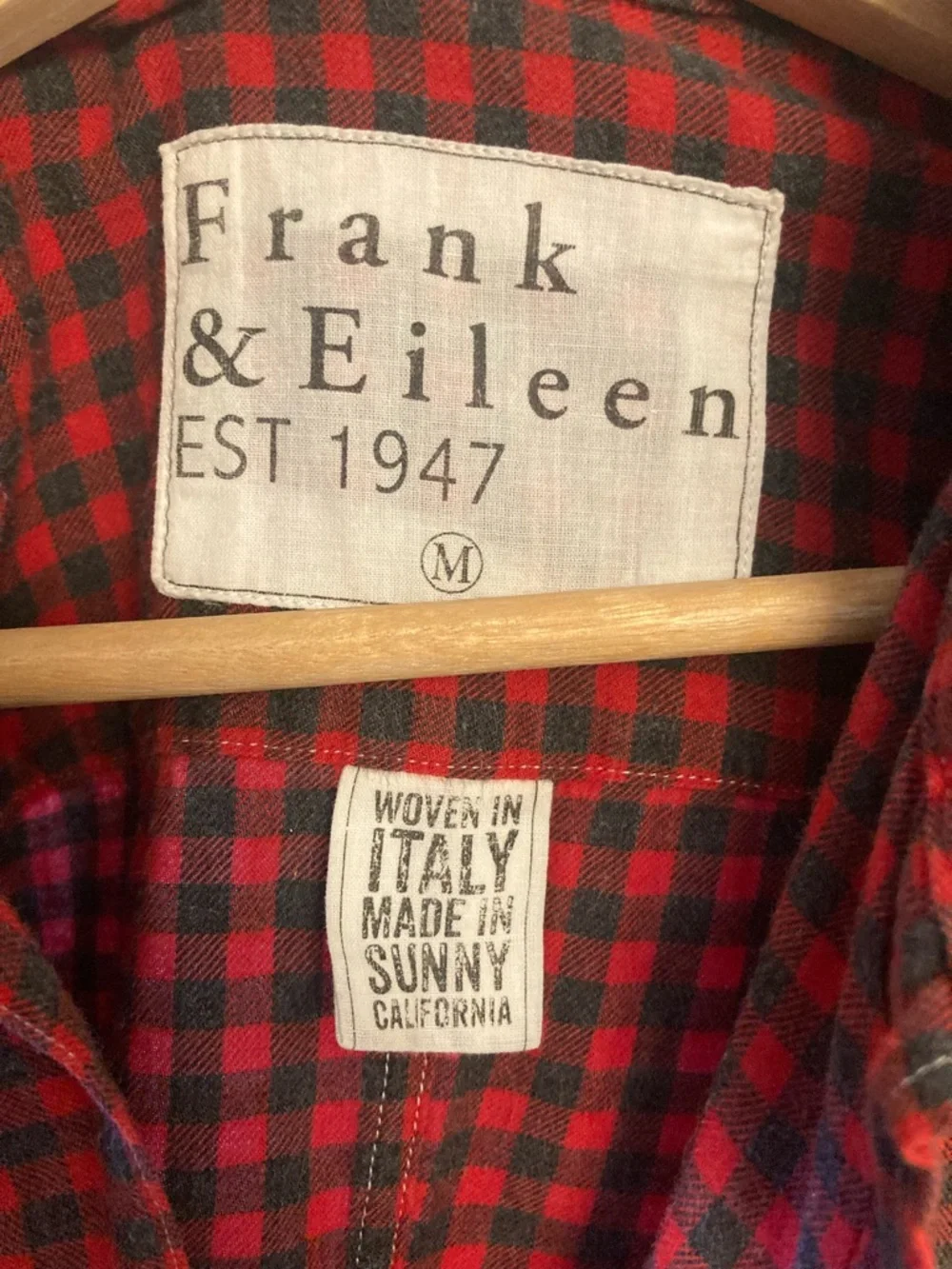 Frank & Eileen Red and Black Check Button-Down Shirt - Picture 4 of 5